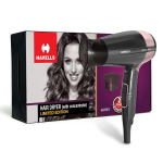 1200W Foldable Hair Dryer; 3 Heat Settings With Cool Shot (Hot/Cool/Warm)