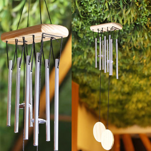 sculpmart Wind Chimes for Home Positive Energy - Hanging Bells for Home Decoration and Balcony Decor with Melody Sound (8-Pipe)