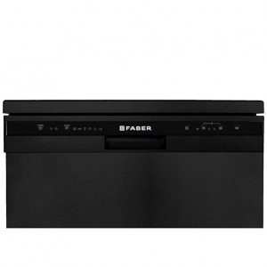 Faber 12 Place Settings Dishwasher (FFSD 6PR 12S, Neo Black, Best suited for Indian Kitchen, Hygiene Wash)