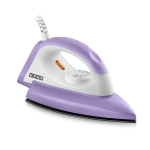 USHA EI Armor 1100 W Dry Iron With Black Weilburger Soleplate (Purple), 1100 Watt