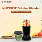 Sportz Blender FSB 2-in-1 Nutrifit Nero|Mixer Grinder Blender