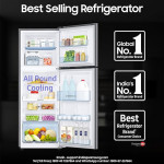 Samsung 236 L, 2 Star, Digital Inverter, Frost Free Double Door Refrigerator (RT28C3032GS/HL, Gray Silver, 2024 Model)